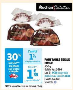 Auchan Collection - Pain Table Seigle MMM!