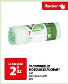 Auchan - Sacs Poubelle Biosources