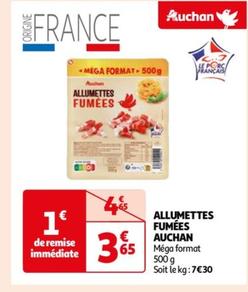 Auchan - Allumettes Fumees