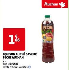 auchan - boisson au the saveur peche