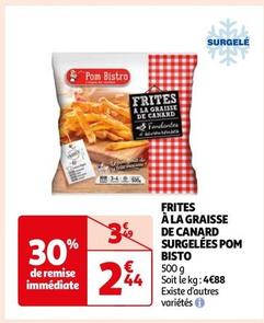 Pom Bisto - Frites A La Graisse De Canard Surgelees