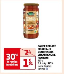 sauce tomate morceaux gourmands champignons