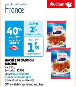 Auchan - Haches De Saumon