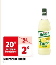 SIROP SPORT - CITROR