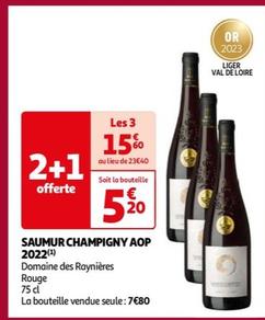 SAUMUR CHAMPIGNY AOP 2022