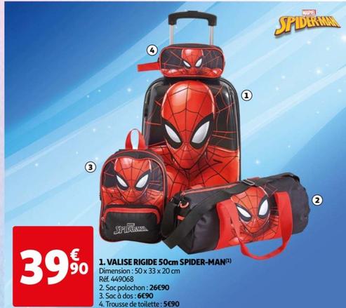 valise rigide 50cm spider-man