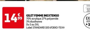 INEXTENSO - GILET FEMME