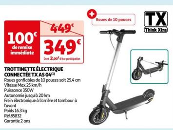 TROTTINETTE ÉLECTRIQUE CONNECTÉE TX AS 04