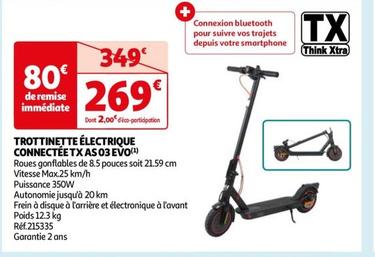 TROTTINETTE ÉLECTRIQUE CONNECTÉE TX AS03 EVO