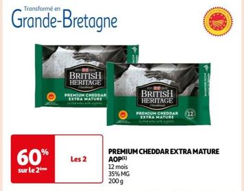 British Heritage - PREMIUM CHEDDAR EXTRA MATURE AOP