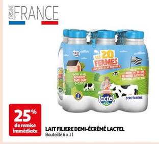 LAIT FILIERE DEMI-ÉCRÉMÉ