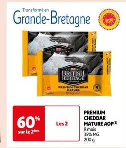 british heritage - premium cheddar mature aop