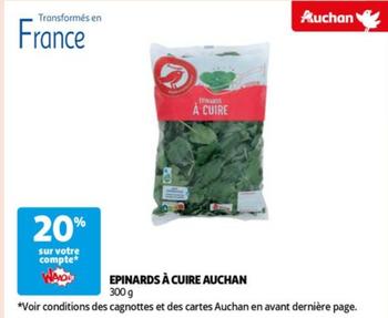 Auchan - EPINARDS À CUIRE