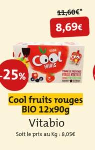 vitalbio - cool fruits rouges BIO