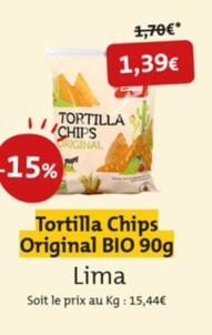 lima - tortilla chips original BIO