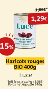 luce - Haricots rouges BIO