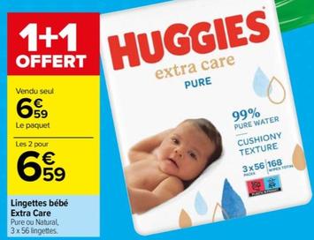 Lingettes bébé Extra Care