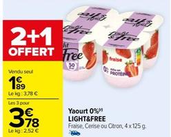 light&free - yaourt 0%