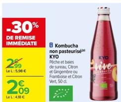 Kyo - Kombucha non pasteurisé