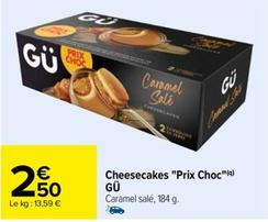 gü - cheesecakes "prix choc"