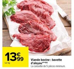 viande bovine: bavette d'aloyau