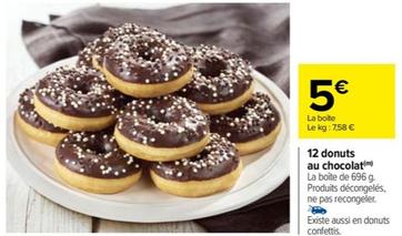 12 Donuts au Chocolat