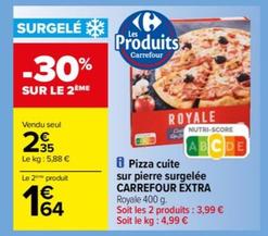 Pizza Cuite Sur Pierre Surgelée Extra