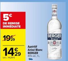 Berger - Apéritif Anisé Blanc