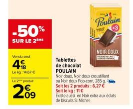 Tablettes de Chocolat