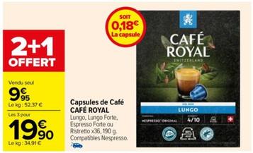 Capsules de Café