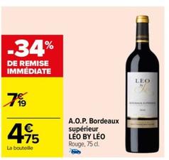 Léo By Léo - A.O.P. Bordeaux supérieur