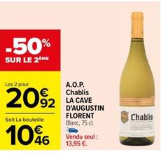 La Cave d'Augustin Florent - A.O.P. Chablis