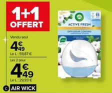 air wick - difuseur continu active fresh