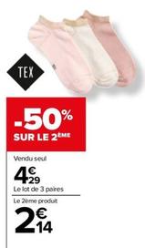 Tex - le leot de 3 paires