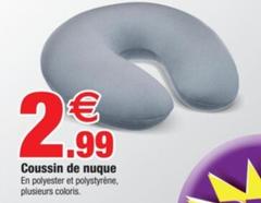 Coussin De Nuque offre à 2,99€ sur Bazarland