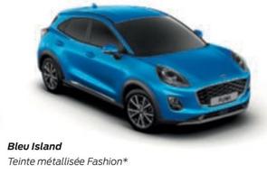 Ford - Bleu Island offre sur Ford