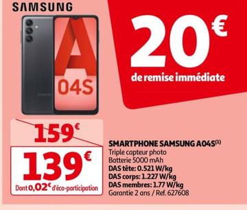 SMARTPHONE A04S offre à 139€ sur Auchan
