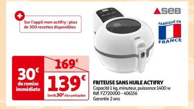 friteuse sans huile actifry