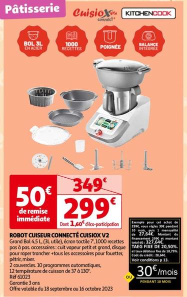 kitchencook - robot cuiseur connecté cuisiox v2