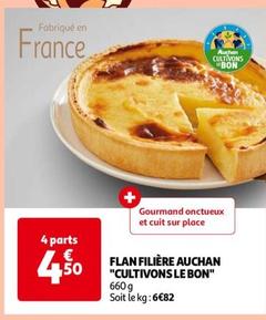 FLAN FILIÈRE "CULTIVONS LE BON"