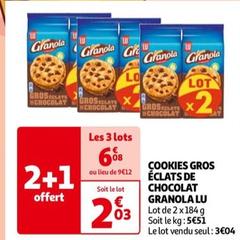 COOKIES GROS ÉCLATS DE CHOCOLAT