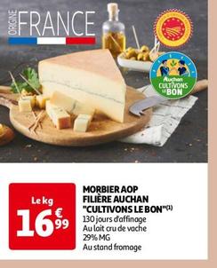 Auchan - Morbier Aop Filière "Cultivons Le Bon"