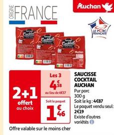 Auchan - SAUCISSE COCKTAIL