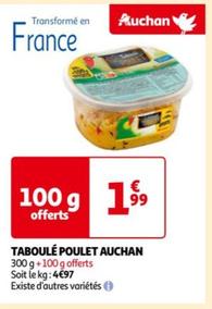 Auchan - TABOULÉ POULET