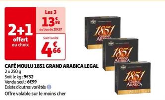 CAFÉ MOULU 1851 GRAND ARABICA