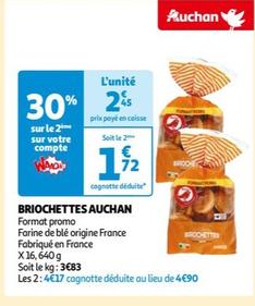 auchan - briochettes