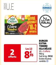 isla delice - burger extra tendre