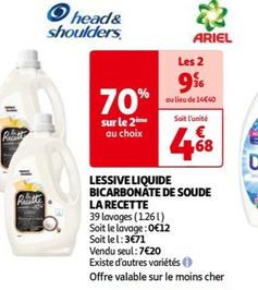 LESSIVE LIQUIDE BICARBONATE DE SOUDE