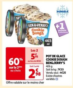 - pot de glace cookie dough