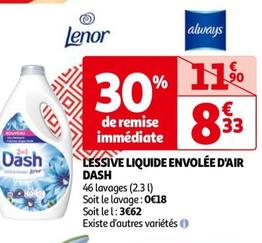 LESSIVE LIQUIDE ENVOLÉE